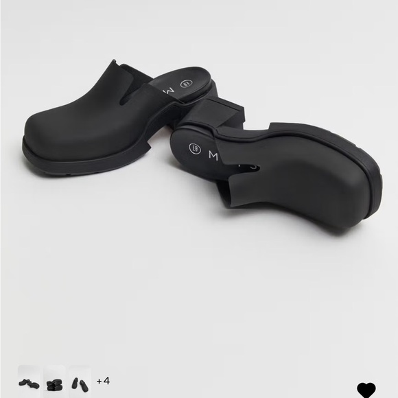 New E8 By Miista Blissa Black Mule Heels - Picture 13 of 15